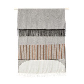 Form & Refine - Couverture gris de motifs Aymara 190x130cm