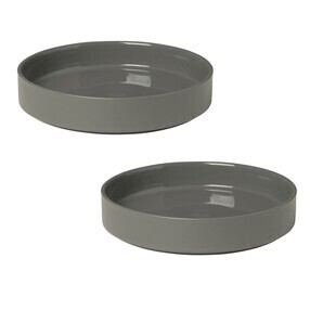 Blomus - Set de 2 assiettes creuses Pilar