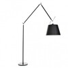 Artemide - Tolomeo Mega Terra Black Floor Lamp - black/satin shade/WxH 103x238cm/Ø 36cm/with dimmer