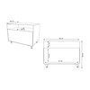müller möbelfabrikation - Mobile Line R 107N Container - line drawing