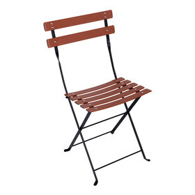 Fermob - Bistro Leather Folding Chair