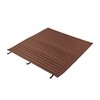 Braune HAY Palissade Auflage für Outdoor-Möbel, gestepptes Design, strapazierfähiges Material, modern. - Palissade Steppkissen 107,5x104,5cm
