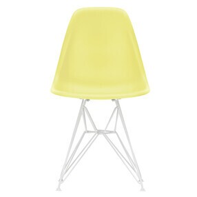 Vitra - Chaise Eames Plastic DSR RE structure blanc