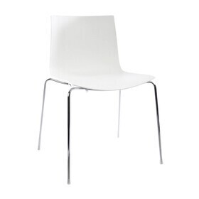 Arper - Chaise Catifa 46 unicolore structure chromé