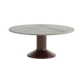 Muuto - Table basse Midst Ø90cm marbre