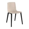 Arper - Aava 3910 Chair - brich white/lacquered/frame black lacquered