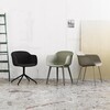 Muuto - Fiber Chair - Fauteuil avec piètement en bois