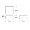 Thonet - Thonet B20/1 - Table basse - dessin au trait