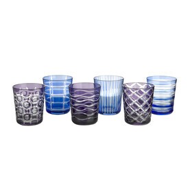pols potten - Cobalt Glass Set of 6
