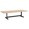 e15 - e15 TA23 Kazimir Esstisch  - schwarz/Eiche weiß pigmentiert/LxBxH 200x100x75cm
