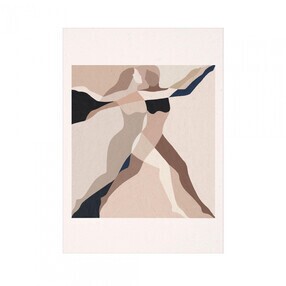 Paper Collective - Two Dancers Art Print