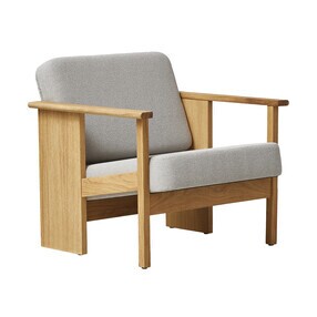 Form & Refine - Block lounge fauteuil geoiled eiken