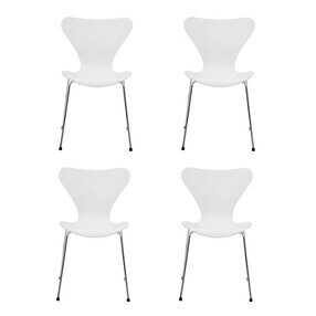 Fritz Hansen - Serie 7™ Stuhl lackiert 4er Set