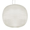 Foscarini - Gem LED - Pendellamp - wit/met reliëf/2700K/2676lm/CRI>90/dimbaar/H 44cm/Ø 43cm