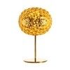 Kartell - Planet LED Table Lamp With Foot Ø33cm - yellow/H 53cm/ Ø 33cm/Foot gold