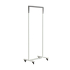 FROST - Bukto Wardrobe With Wheels 60cm - white/polished/WxHxD 63,8x156x45cm/with 4 wheels, 2 stops