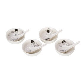 pols potten - Set de 4 bol Undressed