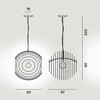 Foscarini - Supernova Pendelleuchte - Strichzeichnung