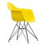 Vitra - Eames Plastic Armchair DAR onderstel zwart