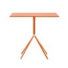 Pedrali - Nolita 5454 Gartentisch 70x70cm - terrakotta/Tischplatte lackiert