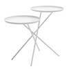 Softline - Monday - Table d'appoint - blanc/LxPxH 58x28,5x41cm
