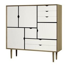 Andersen Furniture - Buffet haut S3 façades blanches