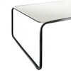 la palma - Toe' 70 Side Table 70x70x34cm - white/matt/frame black lacquered