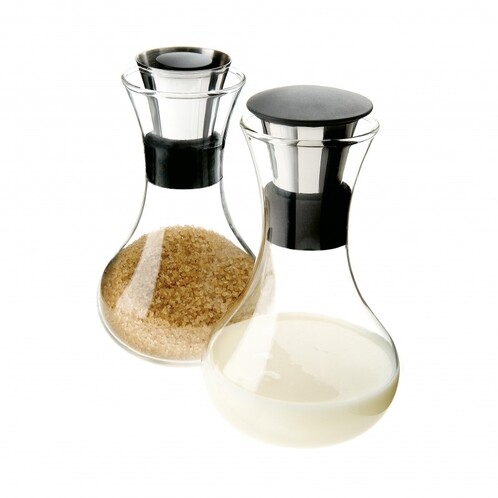 Eva Solo - Eva Solo Sugar and Milk Set - transparent/black