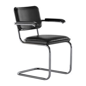 Thonet - JS. THONET a personal Interpretation by Jil Sander S 64 P Serious Freischwinger Armlehnstuhl