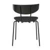 ferm LIVING - Herman - Chaise - noir/en frêne plaqué/structure noire/LxPxH 50x47x74cm