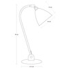 Gubi - Bestlite BL2 Table Lamp - line drawing