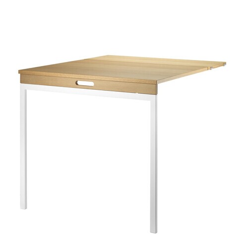 String - String System Klapptisch - eiche/weiß/BxHxT 78x66x30cm