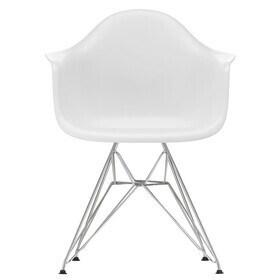 Vitra - Eames Plastic Armchair DAR RE Chromed Base